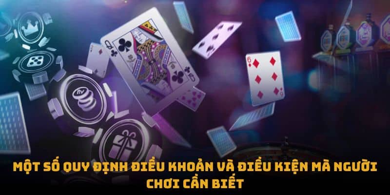 Một số quy định điều khoản và điều kiện mà người chơi cần biết