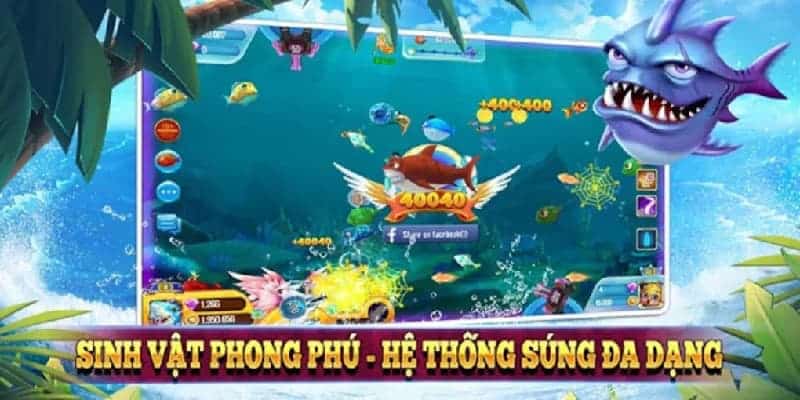 Hệ thống sinh vật biển được thiết kế đa dạng dựa trên tỷ lệ thực